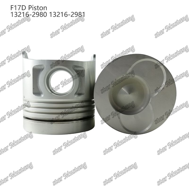 Kolben F17D Verbrennungskammer 69mm 13216-2980 13216-2981 Für Hino Dieselmotoren Reparaturteile