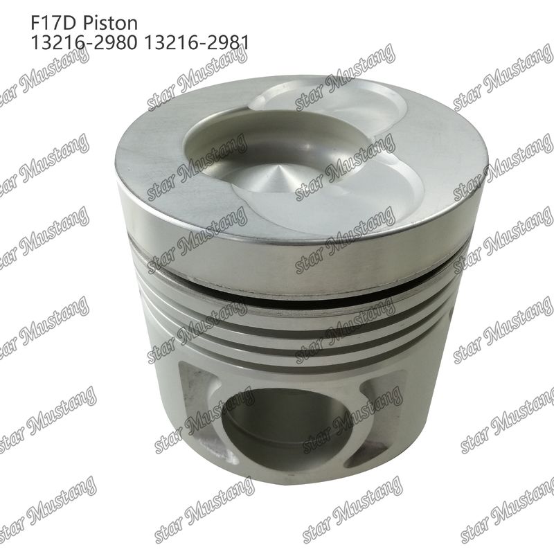 Kolben F17D Verbrennungskammer 69mm 13216-2980 13216-2981 Für Hino Dieselmotoren Reparaturteile