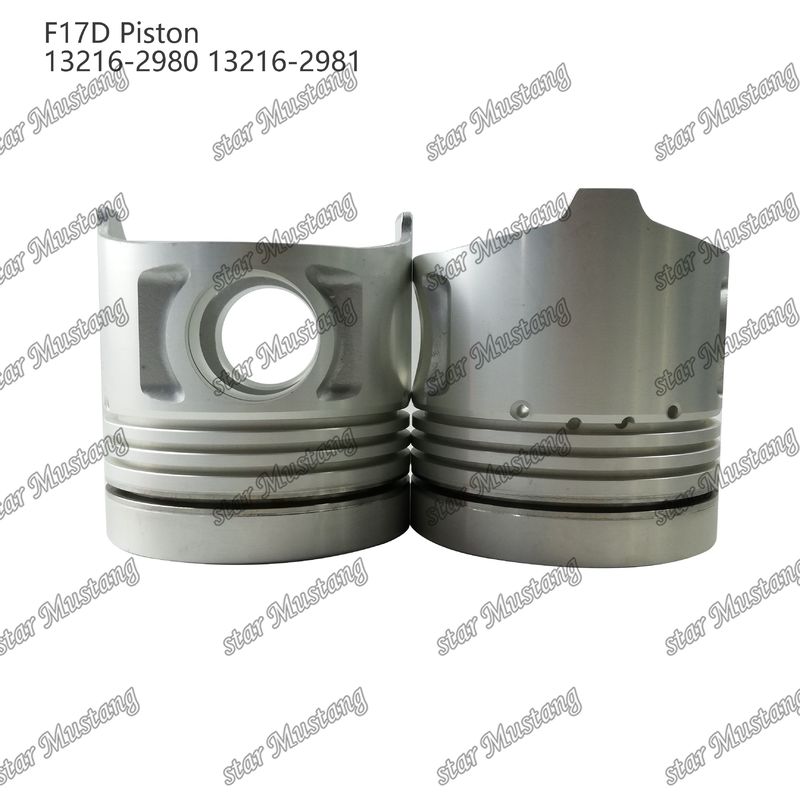 Kolben F17D Verbrennungskammer 69mm 13216-2980 13216-2981 Für Hino Dieselmotoren Reparaturteile