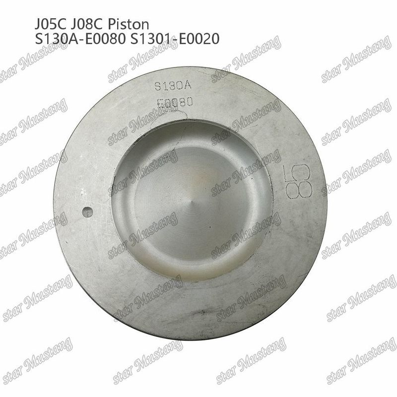 Kolben J05C J08C mit Kupferhülle 65 mm Verbrennungskammer innere Kühlung S130A-E0080 S1301-E0020 Für Hino
