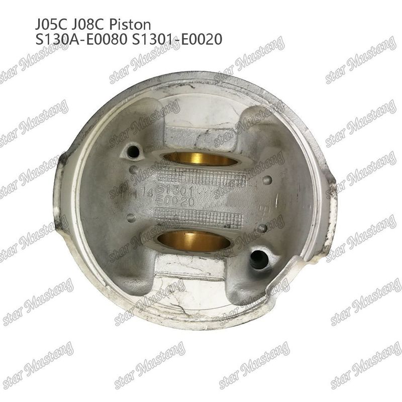 Kolben J05C J08C mit Kupferhülle 65 mm Verbrennungskammer innere Kühlung S130A-E0080 S1301-E0020 Für Hino