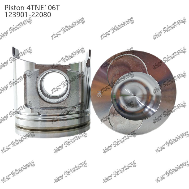 Kolben 4TNE106T mit Ventildruck 123901-22080 für Yanmar Dieselmotor Reparaturteile