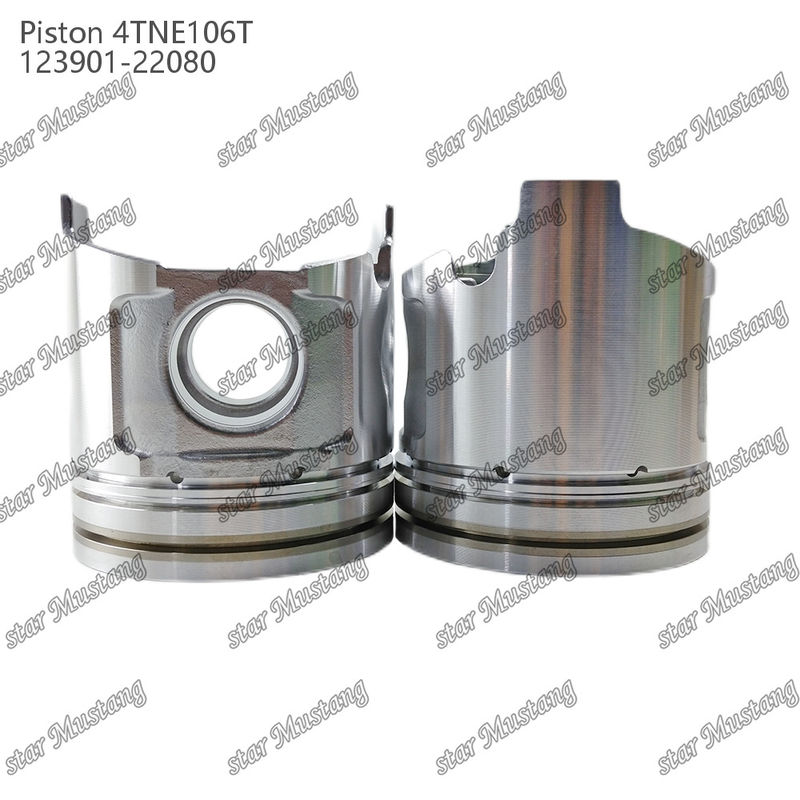 Kolben 4TNE106T mit Ventildruck 123901-22080 für Yanmar Dieselmotor Reparaturteile