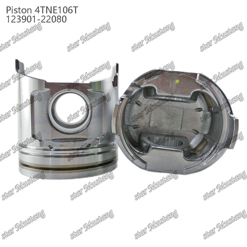 Kolben 4TNE106T mit Ventildruck 123901-22080 für Yanmar Dieselmotor Reparaturteile