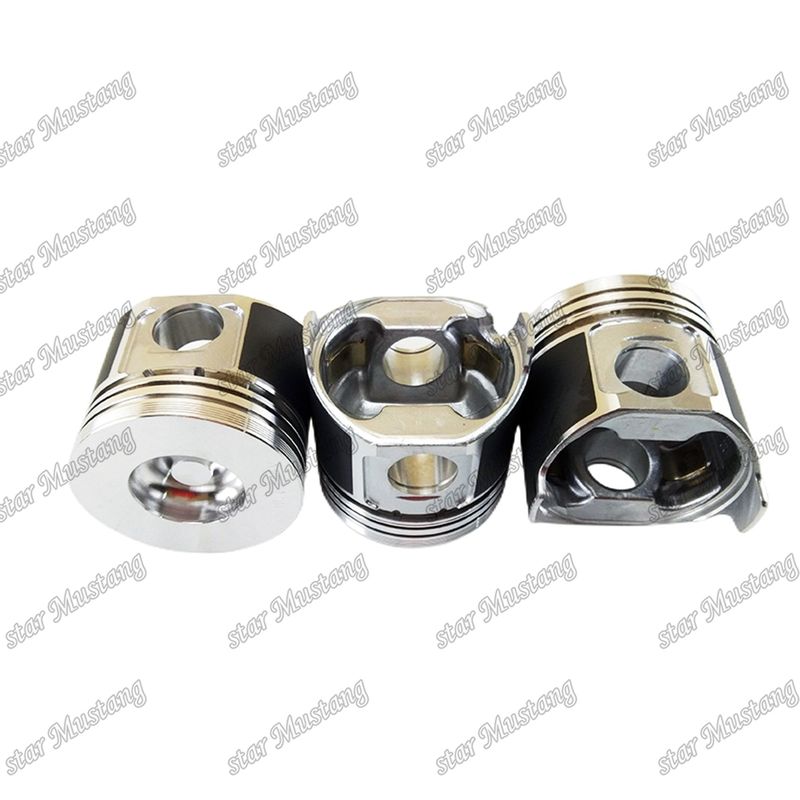 Kolben S4D84E-5 4TNV84 Höhe 84mm Verbrennungsraum Größe 41.3mm 129508-22080 Für Yanmar Dieselmotor Reparaturteile