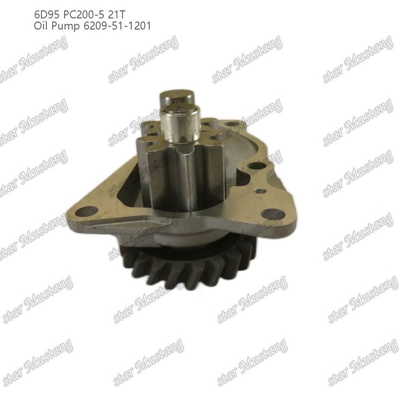 Ölpumpe 6D95 PC200-5 21T 6209-51-1201 für Ersatzteile für Kumatsu-Motoren