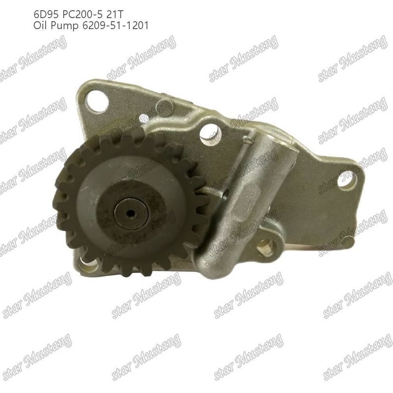 Ölpumpe 6D95 PC200-5 21T 6209-51-1201 für Ersatzteile für Kumatsu-Motoren