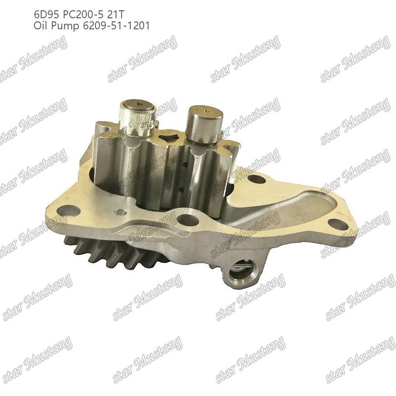 Ölpumpe 6D95 PC200-5 21T 6209-51-1201 für Ersatzteile für Kumatsu-Motoren