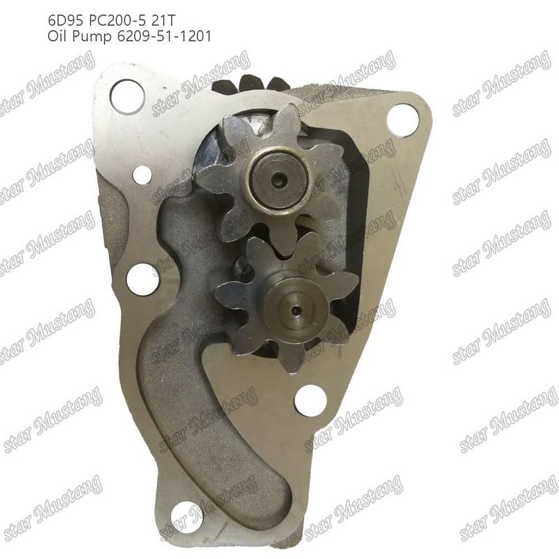 Ölpumpe 6D95 PC200-5 21T 6209-51-1201 für Ersatzteile für Kumatsu-Motoren