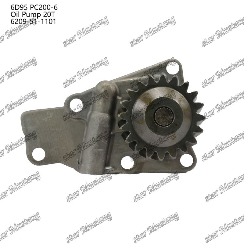 Ölpumpe 6D95 PC200-6 20T 6209-51-1101 für Ersatzteile für Kumatsu-Motoren