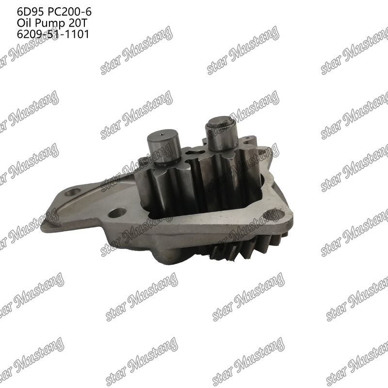Ölpumpe 6D95 PC200-6 20T 6209-51-1101 für Ersatzteile für Kumatsu-Motoren