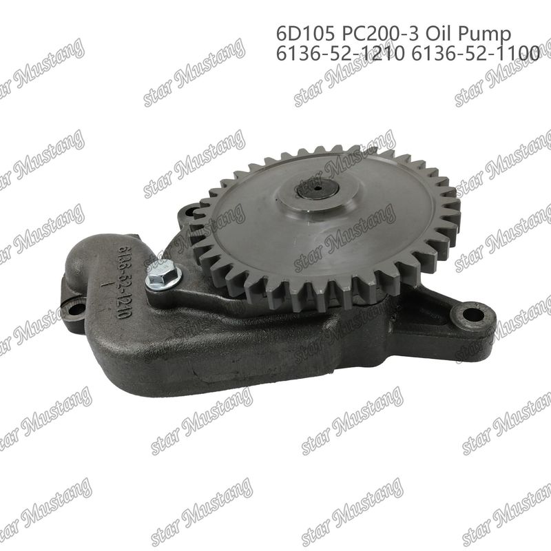 Ölpumpe 6D105 PC200-3 6136-52-1210 6136-52-1100 Für Ersatzteile für Kumatsu-Motoren