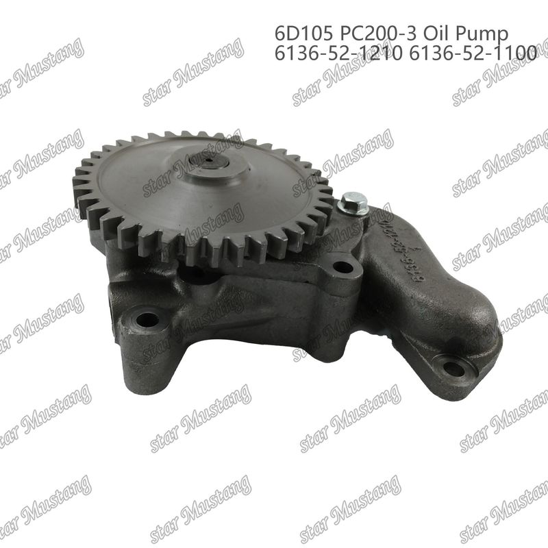 Ölpumpe 6D105 PC200-3 6136-52-1210 6136-52-1100 Für Ersatzteile für Kumatsu-Motoren