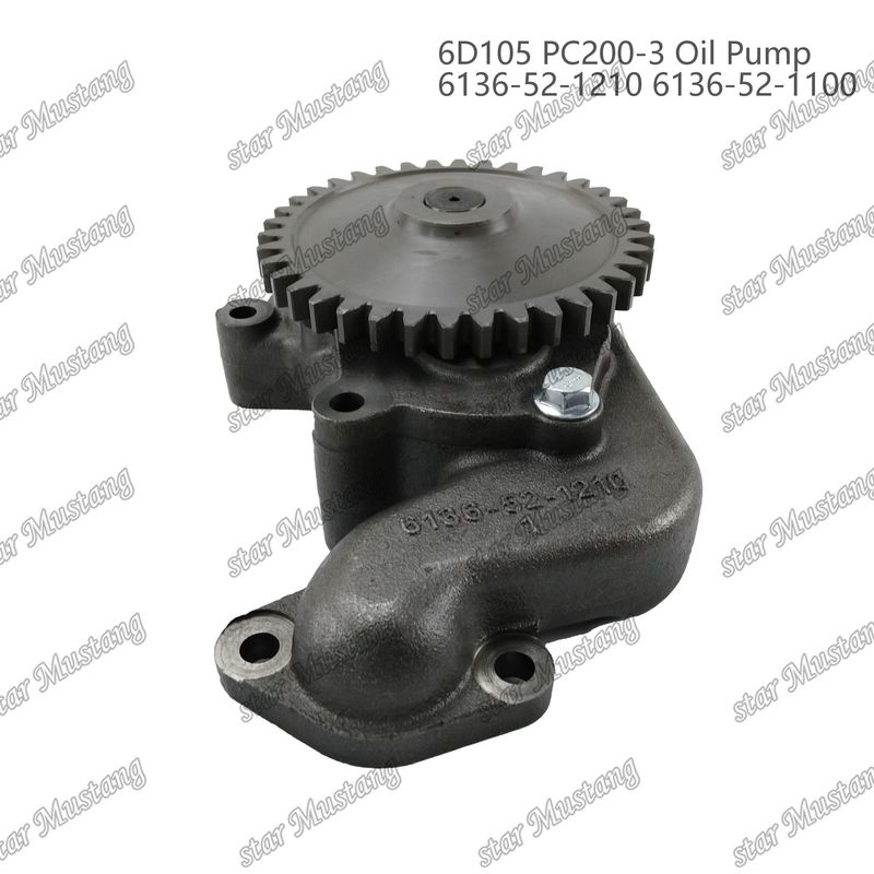 Ölpumpe 6D105 PC200-3 6136-52-1210 6136-52-1100 Für Ersatzteile für Kumatsu-Motoren