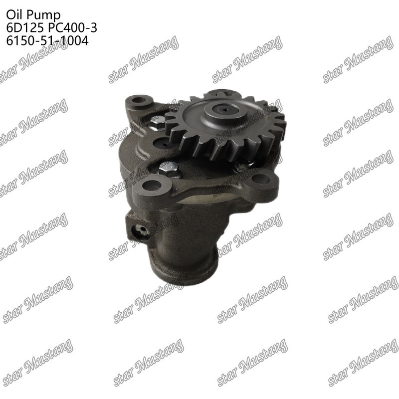 Ölpumpe 6D125 PC400-3 Flat 6150-51-1004 für Ersatzteile für Kumatsu-Motoren