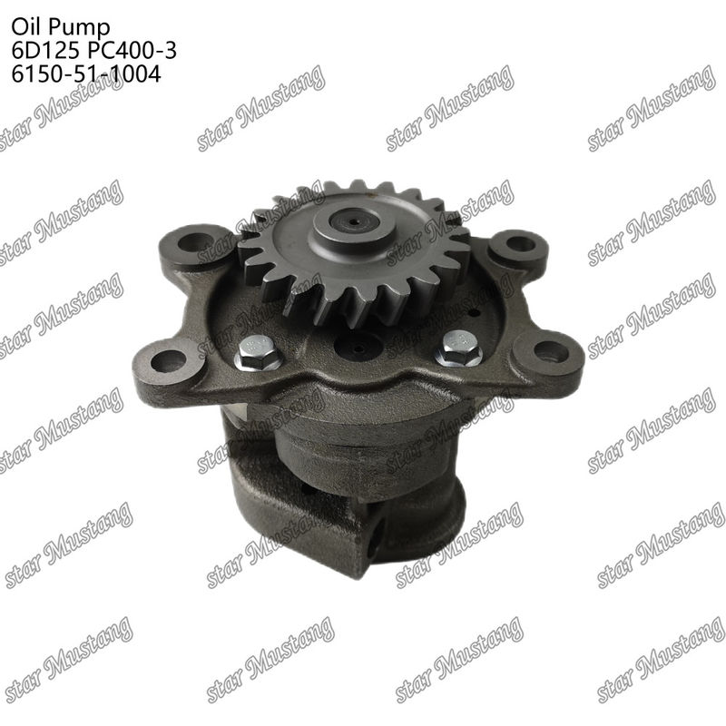 Ölpumpe 6D125 PC400-3 Flat 6150-51-1004 für Ersatzteile für Kumatsu-Motoren