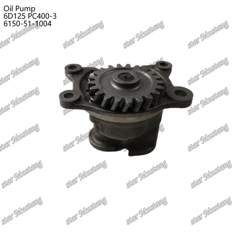 Ölpumpe 6D125 PC400-3 Flat 6150-51-1004 für Ersatzteile für Kumatsu-Motoren