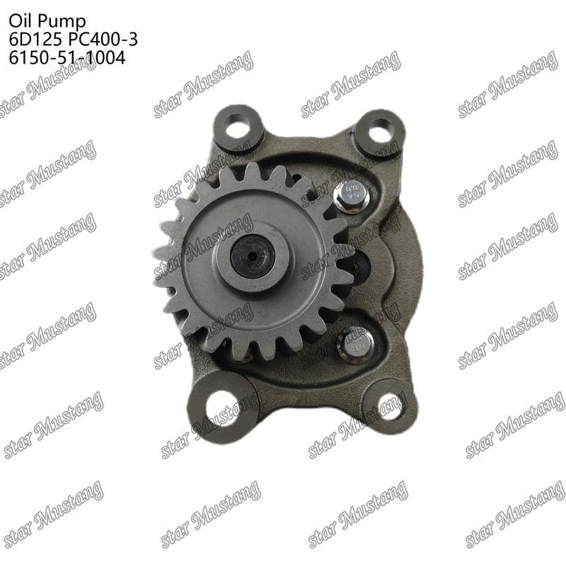 Ölpumpe 6D125 PC400-3 Flat 6150-51-1004 für Ersatzteile für Kumatsu-Motoren