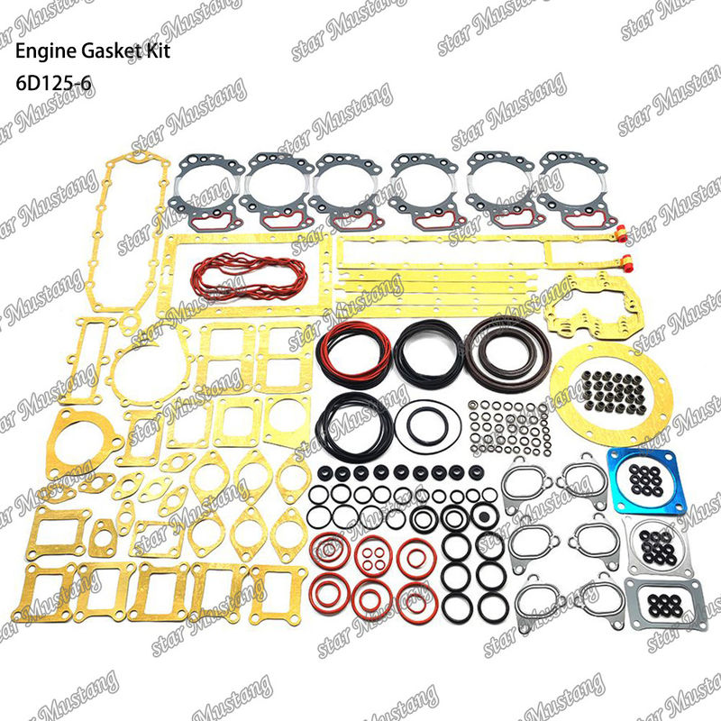 Vollständige Dichtungskette 6D125-6 für Komatsu Dieselmotoren