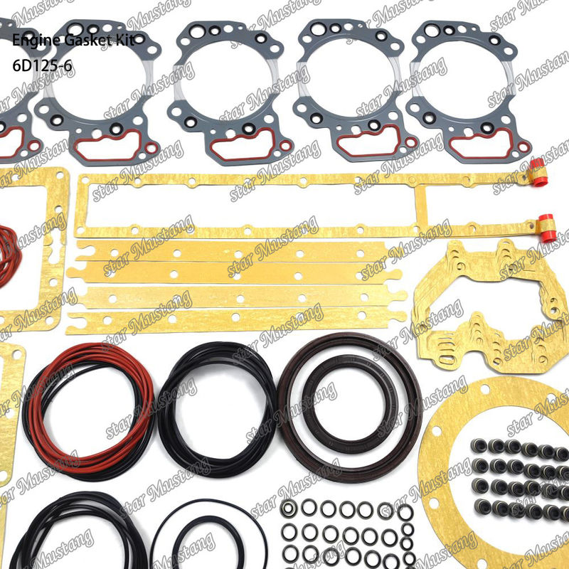 Vollständige Dichtungskette 6D125-6 für Komatsu Dieselmotoren