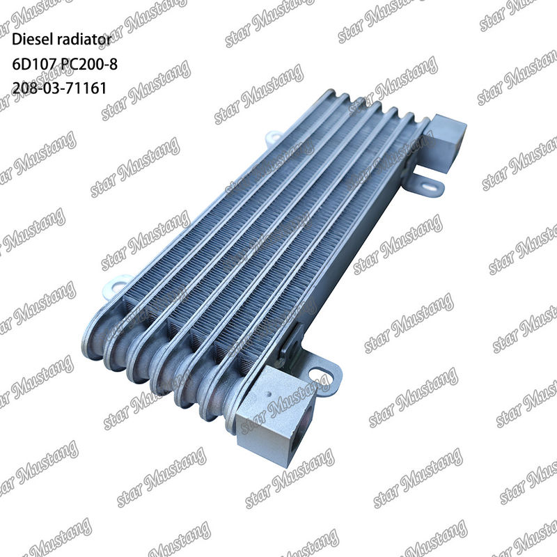 Diesel Radiator 6D107 PC200-8 208-03-71161 For Cummins Engine Spare Parts