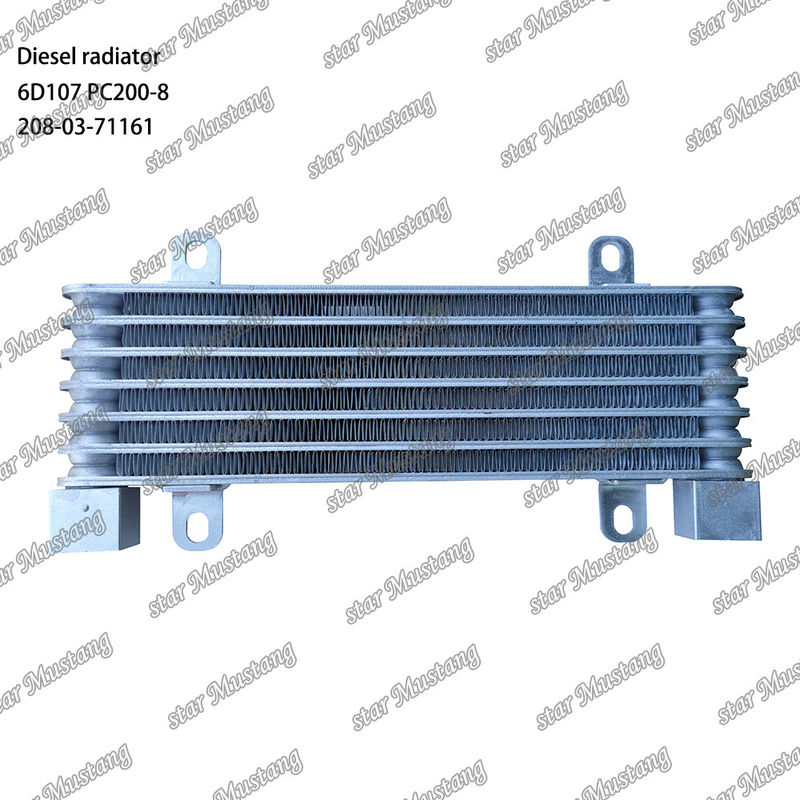 Diesel Radiator 6D107 PC200-8 208-03-71161 For Cummins Engine Spare Parts