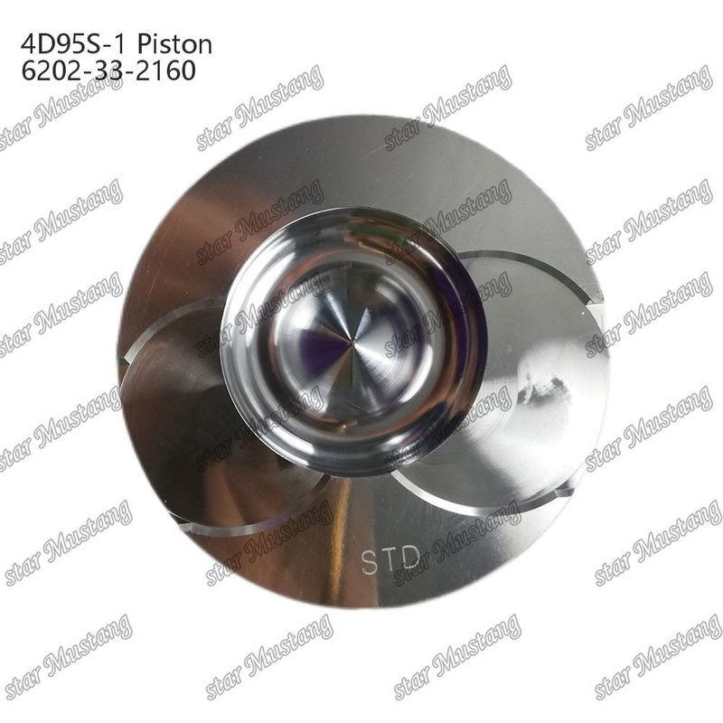 Kolben 4D95S-1 104 mm hoch, rund und unten 51 mm Verbrennungskammer 6202-33-2160 für Kumatsu-Einheiten