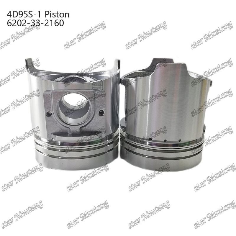Kolben 4D95S-1 104 mm hoch, rund und unten 51 mm Verbrennungskammer 6202-33-2160 für Kumatsu-Einheiten