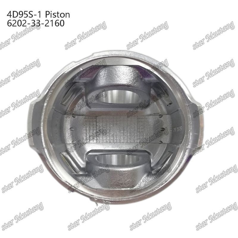 Kolben 4D95S-1 104 mm hoch, rund und unten 51 mm Verbrennungskammer 6202-33-2160 für Kumatsu-Einheiten