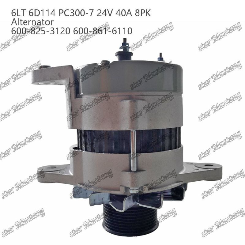 Der Generator 6LT 6D114 PC300-7 24V 40A 8PK 600-825-3120 600-861-6110