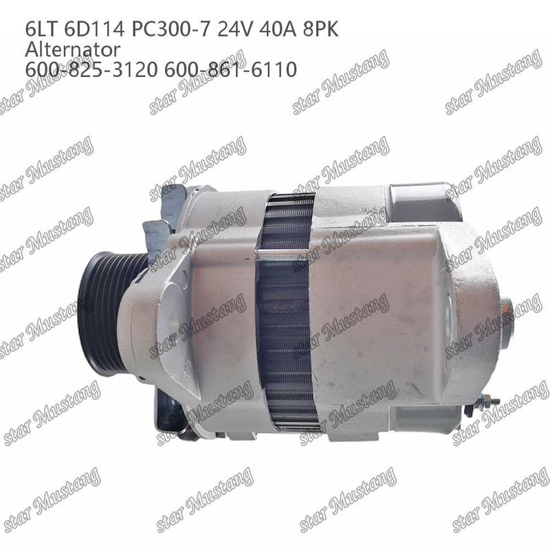 Der Generator 6LT 6D114 PC300-7 24V 40A 8PK 600-825-3120 600-861-6110