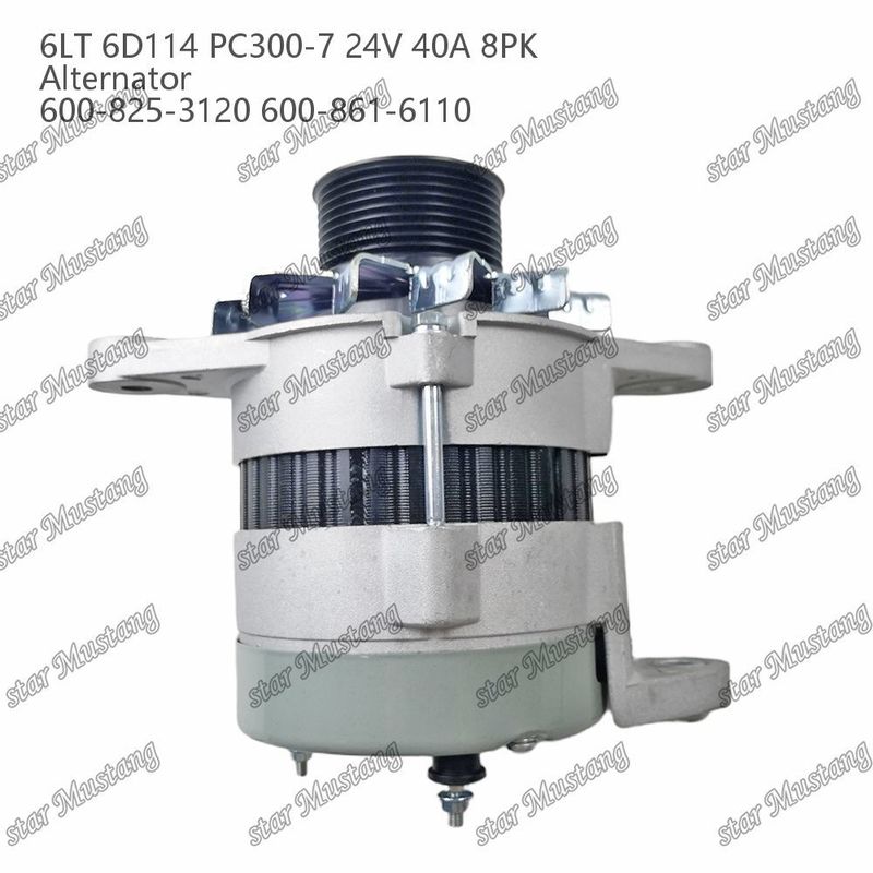 Der Generator 6LT 6D114 PC300-7 24V 40A 8PK 600-825-3120 600-861-6110