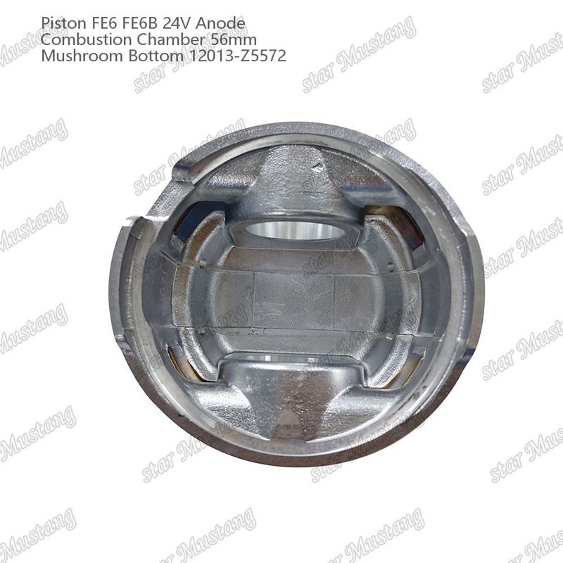Kolben FE6 FE6B 24V Verbrennungskammer 56 mm Pilzboden Anode 12013-Z5572 Für Nissan Motor Ersatzteile