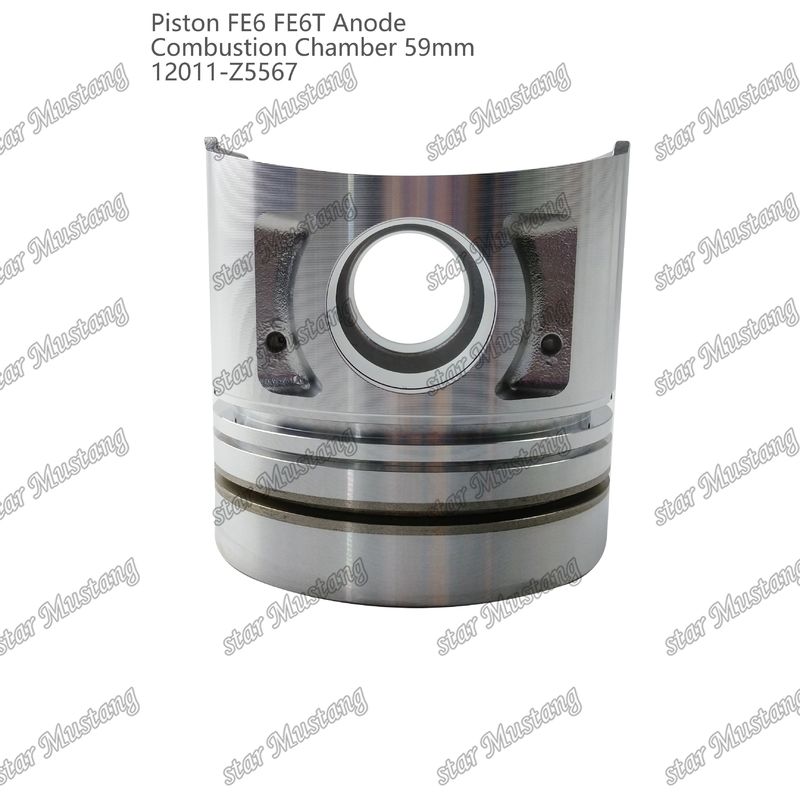 Kolben FE6 FE6T Verbrennungskammer 59mm Spitze Unterseite Anode 3x2x4mm 12011-Z5567 Für Mitsubishi Motor Ersatzteile