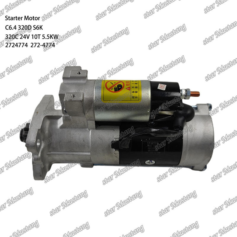 Motor Starter Motor C6.4 320D S6K 320C 24V 10T 5.5KW 2724774 272-4774 Für Caterpillar Motor Ersatzteile