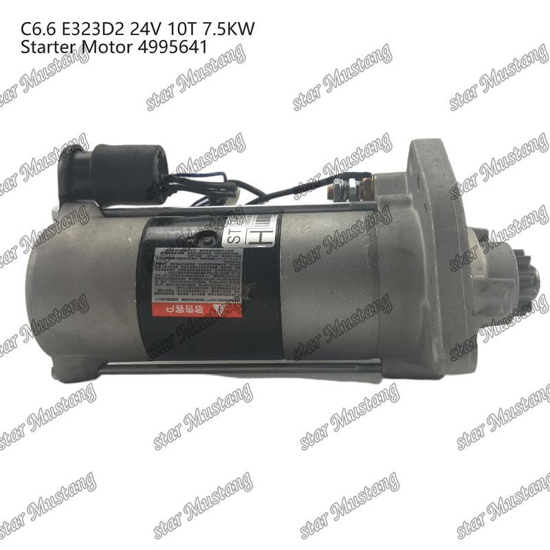 Motor Starter Motor C6.6 E323D2 24V 10T 7,5 kW 4995641 für Caterpillar Motor Ersatzteile