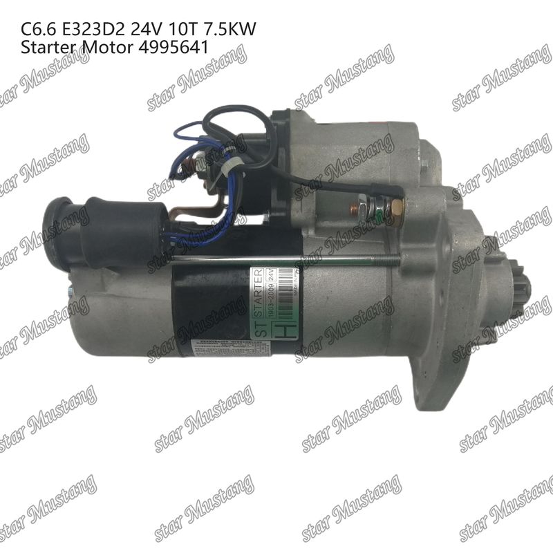 Motor Starter Motor C6.6 E323D2 24V 10T 7,5 kW 4995641 für Caterpillar Motor Ersatzteile