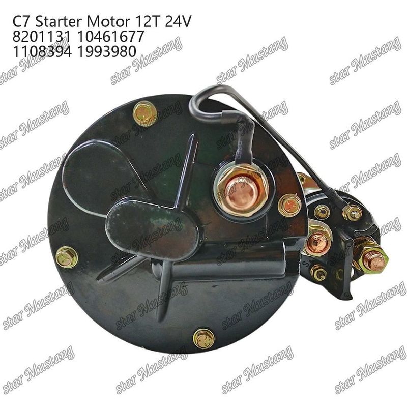 Motorstarter Motor C7 12T 24V 8201131 10461677 1108394 1993980 für Caterpillar Motor Ersatzteile