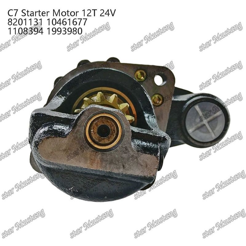 Motorstarter Motor C7 12T 24V 8201131 10461677 1108394 1993980 für Caterpillar Motor Ersatzteile