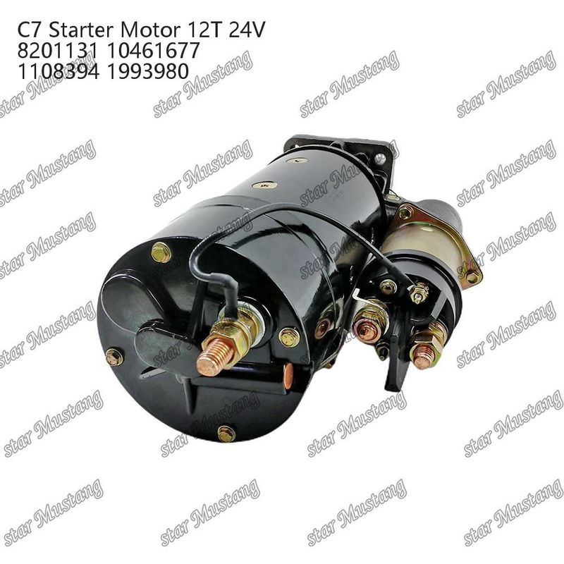 Motorstarter Motor C7 12T 24V 8201131 10461677 1108394 1993980 für Caterpillar Motor Ersatzteile