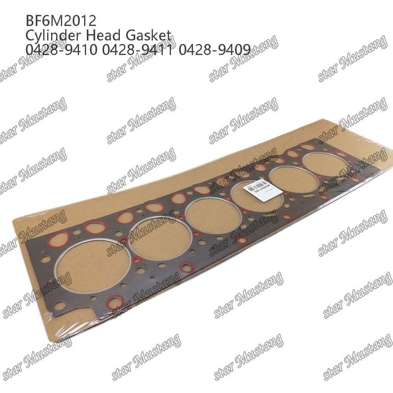 Dichtung des Zylinderkopfes BF6M2012 Asbest 0428-9410 0428-9411 0428-9409 für Deutz-Einheiten