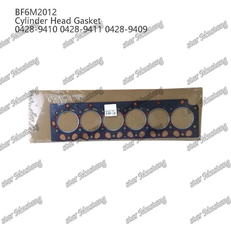 Dichtung des Zylinderkopfes BF6M2012 Asbest 0428-9410 0428-9411 0428-9409 für Deutz-Einheiten