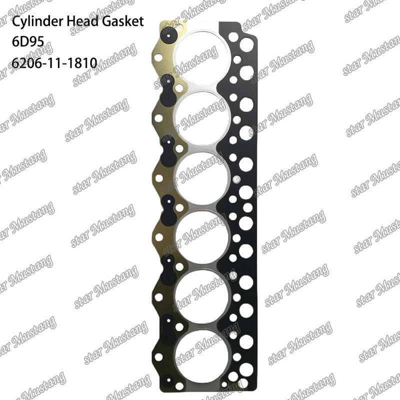 Zylinderkopfverschluss 6D95 Metall 6206-11-1810 für KUMATSU Motoren-Ersatzteile