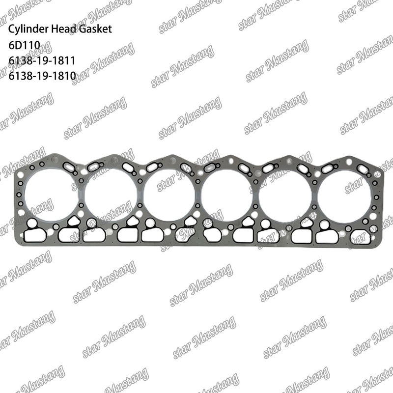 Zylinderdichtung 6D110 6138-19-1811 6138-19-1810 für KUMATSU Motoren Ersatzteile