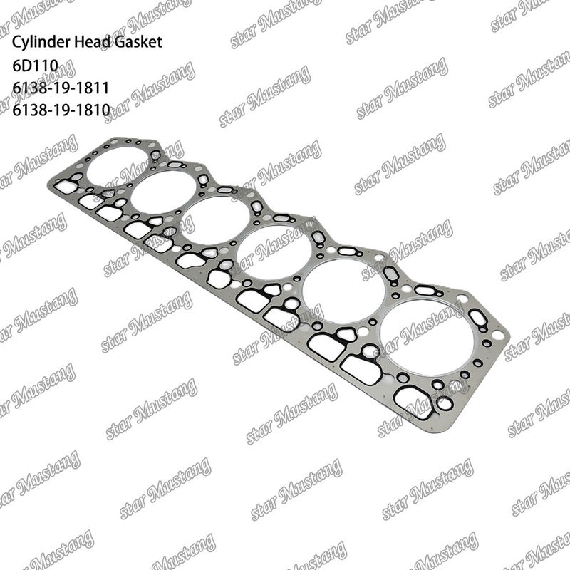 Zylinderdichtung 6D110 6138-19-1811 6138-19-1810 für KUMATSU Motoren Ersatzteile
