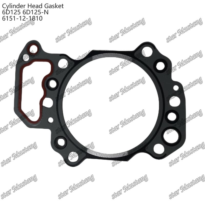Zylinderdichtung 6D125 6D125-N 6151-12-1810 für KUMATSU Motoren Ersatzteile