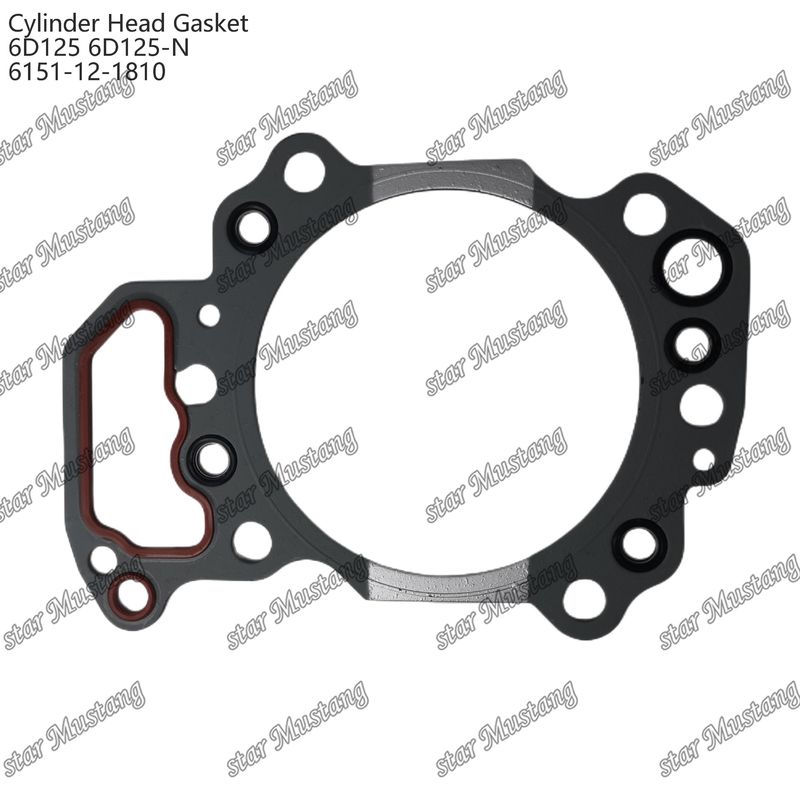 Zylinderdichtung 6D125 6D125-N 6151-12-1810 für KUMATSU Motoren Ersatzteile
