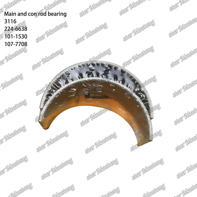 Hauptlager und Con-Rod-Lager 3116 224-6638 101-1530 107-7708 Std geeignet für Caterpillar Motor Ersatzteile