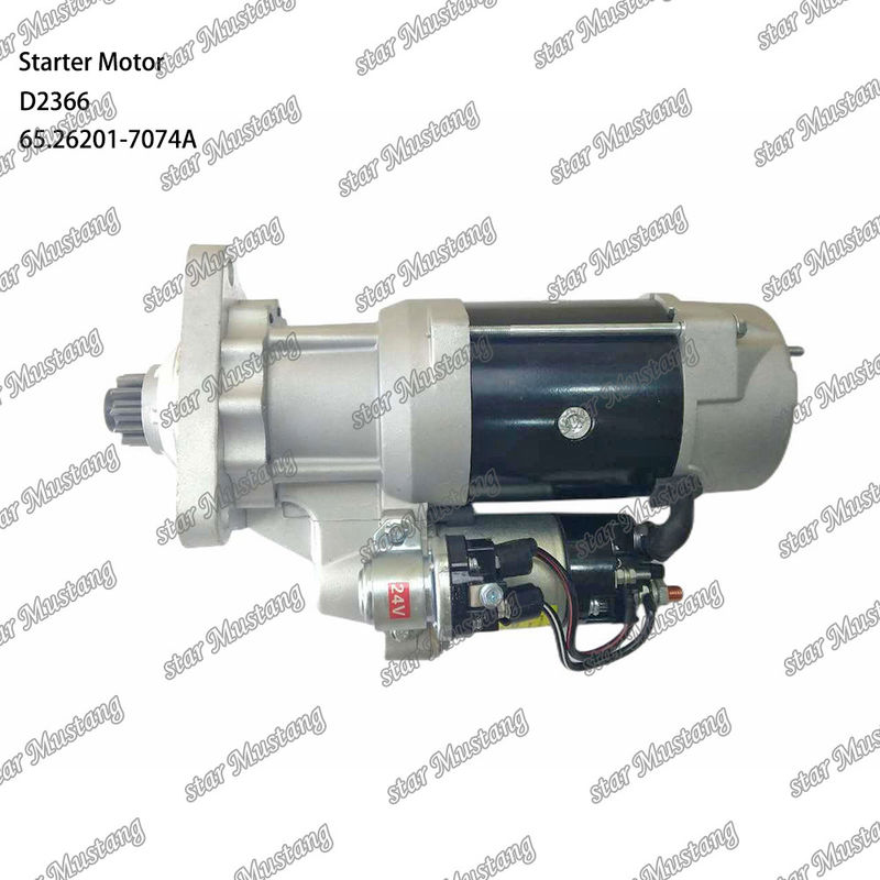 D2366 Motor Starter Motor 39MT 24V 9.0KW 11T 65.26201-7074A Für DOOSAN DAEWOO Motor Ersatzteile