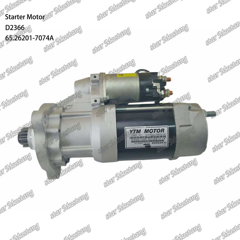 D2366 Motor Starter Motor 39MT 24V 9.0KW 11T 65.26201-7074A Für DOOSAN DAEWOO Motor Ersatzteile
